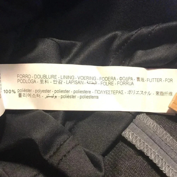 Zara Gray Bustier Suit Dress Long Sleeve Shoulder Pads - Picture 8 of 11